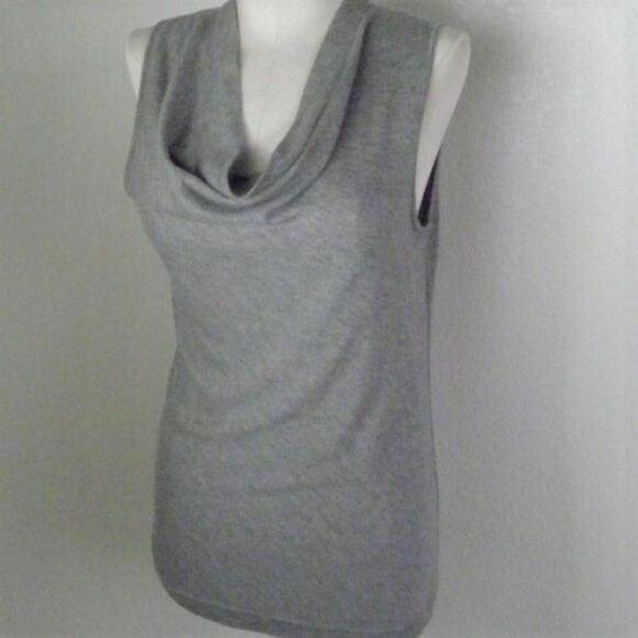 Ann Taylor Sweaters - ANN TAYLOR Drape Neck Sleeveless Sweater Size M